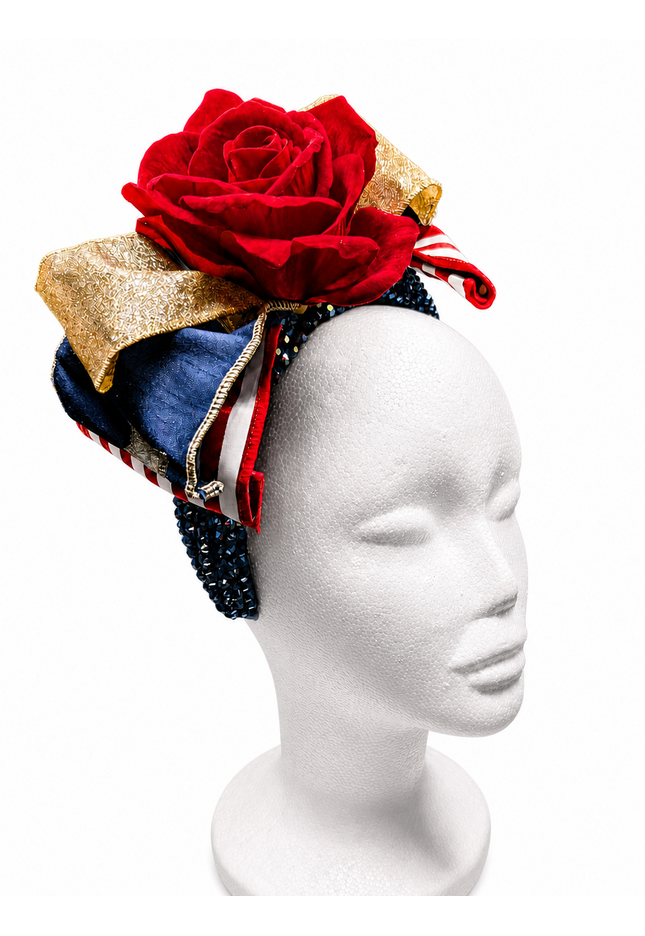 Red Rose Jewel Headband
