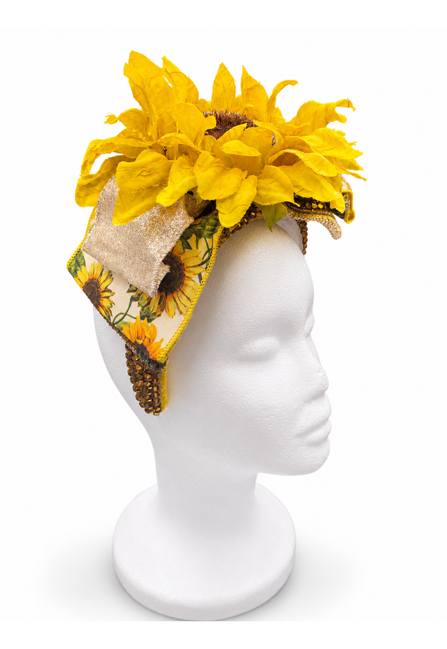 Fall Sunflower Jewel Headband