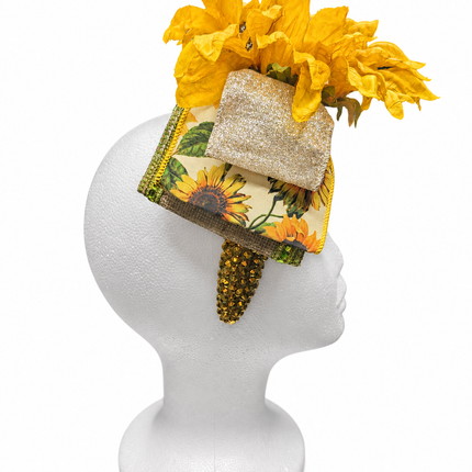 Fall Sunflower Jewel Headband